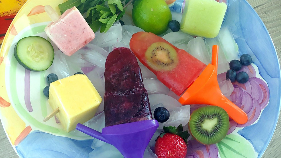 fruity homemade pops